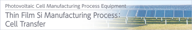 Thin Film Si Manufacturing Process:Cell Trasnfer